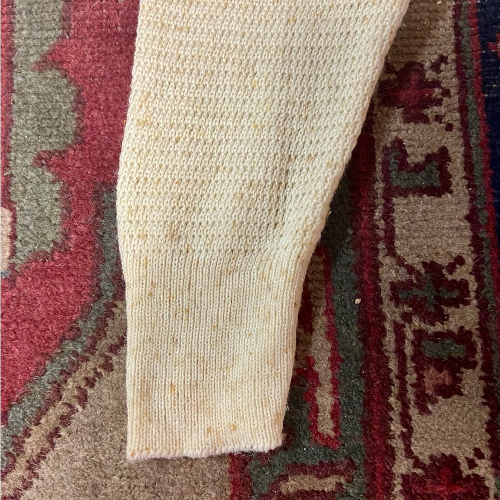 Vintage 1930s DEADSTOCK Men’s Sweatshirt D Pockets Waffle Knit Sweater Pullover - Picture 5 of 8